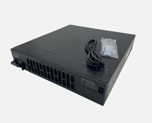 ISR4351-V/K9 200Mbps-400Mbps throughput sistem 3 port WAN/LAN 3 port SFP multi-Core CPU 2 slot modul layanan