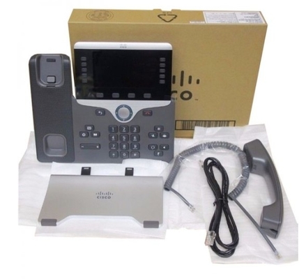 CP-8851-K9 Cisco 8800 IP Phone BYOD Widescreen VGA Bluetooth Komunikasi suara berkualitas tinggi