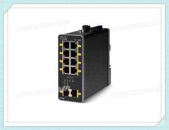 Cisco Beralih IE-1000-8P2S-LM GUI Berbasis L2 PoE Beralih 2 GE SFP 8 FE Port Tembaga Industri Ethernet Switch