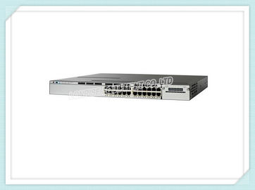 Cisco 3750Seri Beralih WS-C3750X-24T-E 24x10 / 100 Gigabit PoE Switch L3 Dikelola