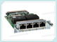 Cisco Generasi Ketiga Modul Transceiver Optik VWIC3-4MFT-T1 / E1 4-Port T1 / E1 Kartu Suara / WAN Antarmuka