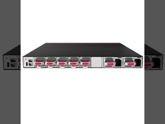 CE8855-32CQ4BQ-B  32×100 GE + 4×200 GE, 8 Tbps, VXLAN/M‑LAG/AI‑ECN, 2×1.2 kW AC PSU & 5 kipas, depan