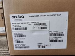 JL727A 	 Sakelar Aruba 6200F 48G Class4 PoE 4SFP+ 370W