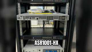 ASR1001-HX 1RU Enterprise Edge Router, Bandwidth 60 Gbps, 4x10GE SFP+ + 8x1GE SFP + 4 P yang Dapat Dikonfigurasi