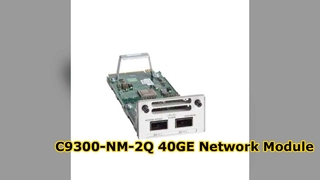 Modul Jaringan C9300-NM-2Q 40GE, Modul Ekspansi Kecepatan Tinggi 2-Port QSFP+ untuk Catalyst 9300 Series S