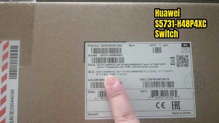 S5731-H48P4XC, Sakelar Huawei S5731, 48xGE PoE+/4x10GE SFP+/Tanpa PSU