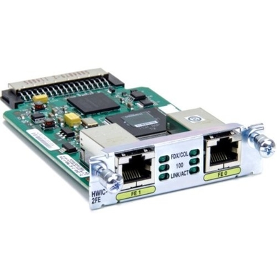 Antarmuka Kartu SPA WIC Kecepatan Tinggi Cisco HWIC-2FE 2 Port Fast Ethernet