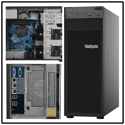 Server ThinkSystem ST250 V2 – Server Menara Garansi 3 Tahun Termasuk Intel Xeon 3.3GHz CPU