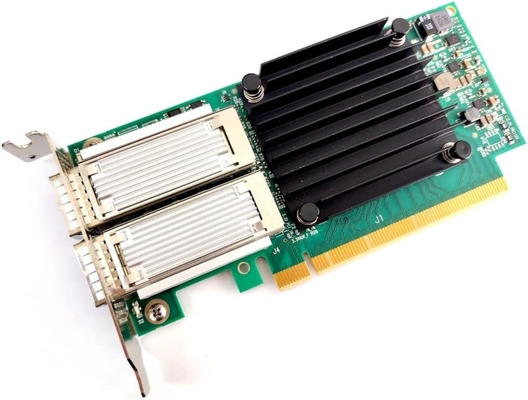 MCX455A ECAT Mellanox ConnectX-4 VPI Adaptor Jaringan PCI Express 3.0 x16 100 Gigabit Ethernet