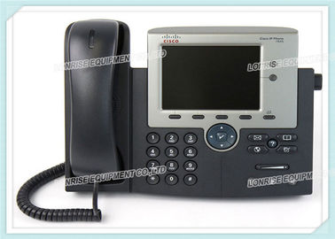 CP-7945G Cisco Voip Telephone Dua Line Cisco Phone System Tampilan Warna