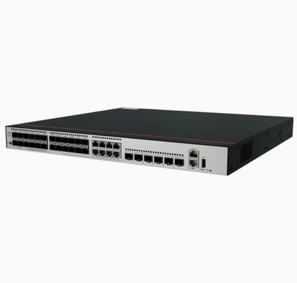 S5735-S24ST4XE-V2 24*GE SFP Port 8 Yang Berfungsi Ganda 10/100/1000 Atau SFP 4*10GE SFP+ Port 2*12GE Stack Port Tanpa Power Module