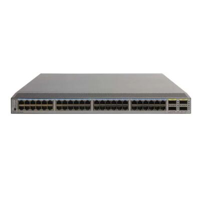 CE6850-48T4Q-EI-B, Huawei CE6850 Switch, 48x10G RJ45/4x40G QSFP+/Tidak ada PSU