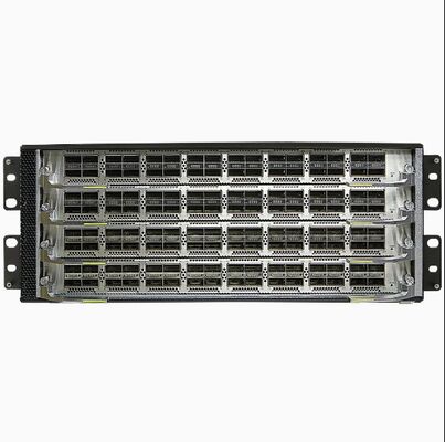 Huawei CloudEngine CE9865-4C Network Switch dengan 4 Subcard Slots, Kapasitas Switching 25,6 Tbit/s, dan 128 x 100GE Port
