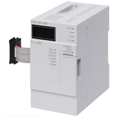 Modul Master CC-Link Mitsubishi FX5-CCL-MS untuk PLC MELSEC iQ-F dengan 64 Stasiun Jarak Jauh dan Kecepatan 10 Mbps