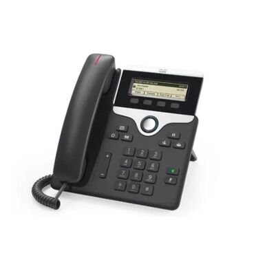 CP-7811-K9, Telepon IP Seri Cisco 7800, 1 Saluran, Codec G.722, Dukungan PoE