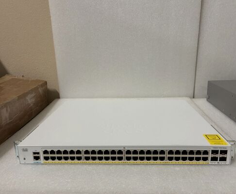 Saklar PoE+ Gigabit Terkelola C1000-48P-4X-L, 48×Port PoE 1G 4×Uplink SFP+ 10G, Anggaran PoE 370W untuk Perusahaan & UKM