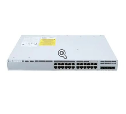 Saklar Terkelola PoE+ Gigabit C9200L-24P-4G-A Baru 24-Port, Uplink SFP 4x1G, Network Advantage, Anggaran PoE 600W