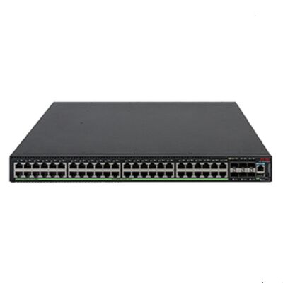 H3C LS-5570S-54S-PWR-EI-AG 48-Port Gigabit PoE+ Switch dengan 6×10G SFP+ Uplink, Lapisan 3 Terkelola, Daya AC