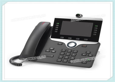CP-8845-K9 5" Resolusi Tinggi Cisco IP Video Phone 8800 WVGA Voice Mail Standar CE