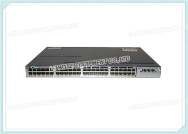 Cisco Fiber Optic Switch WS-C3750X-48PF-L Stackable 48 10/100/1000 Ethernet Port PoE Lengkap