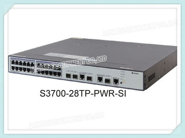 S3700-28TP-PWR-SI Huawei Beralih 24x10 / 100 PoE + Port 2 Gig SFP dengan 500W AC Power Supply
