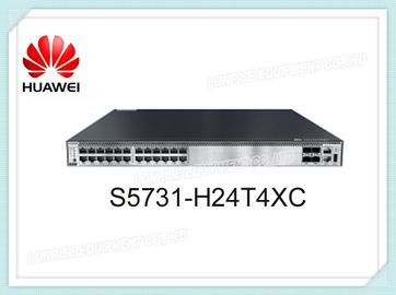 Cloud Engine S5731-H24T4XC Huawei Beralih 24 * 10/100/1000 Port 4 * 10GE SFP + Ports 1 * Slot Ekspansi Tanpa Daya