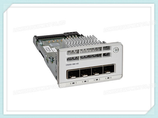 C9200-NM-4G, Modul Jaringan Cisco Catalyst 9200, port 4x1GE, Modul plug-in, Tidak memerlukan kipas