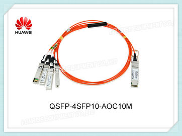 QSFP-4SFP10-AOC10M Huawei Optical Transceiver QSFP + 40G 850nm 10m AOC Terhubung Ke Empat SFP +