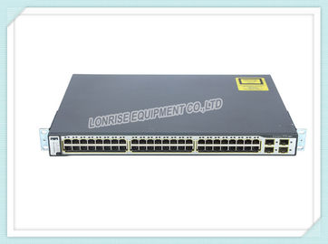 CISCO PoE Network Switch WS-C3750X-48PF-E 48 Port Poe Beralih IP Layanan Rack Mountable Form Factor