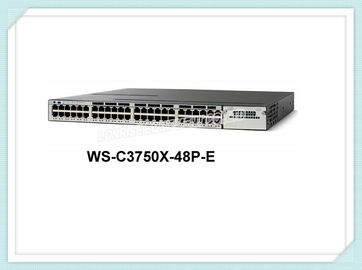 Cisco Enternet Network Switch WS-C3750X-48P-E 48 PoE Port Professional Skalabilitas Tinggi