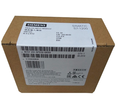 6ES7231-5PD32-0XB0 SIMATIC S7-1200 Modul Input Analog SM 1231 RTD 4 x AI RTD Modul Modul PLC 6ES7 231-5PD32-0XB0