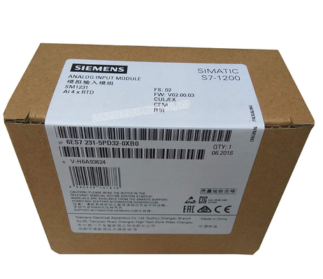 6ES7231-5PD32-0XB0 SIMATIC S7-1200 Modul Input Analog SM 1231 RTD 4 x AI RTD Modul Modul PLC 6ES7 231-5PD32-0XB0
