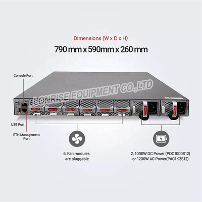CE6820-48S6CQ-B Huawei CloudEngine 6800 Data Center Switches adalah solusi jaringan canggih yang dirancang untuk konektivitas 10G/100G kepadatan tinggi