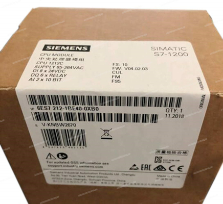 SIEMENS 6ES7212-1BE40-0XB0 PLC Kontrol Industri asli baru S7-1200 6es7212-1be40-0xb0 Modul Cpu