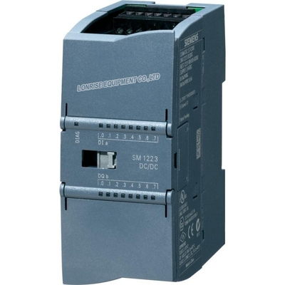 Baru 6ES7223-1BH32-0XB0 Siemens S7-1200, DIGITAL I/O SM 1223, 8 DI / 8 DO