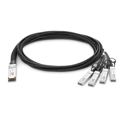 Modul Transceiver Optik 4xSFP10G Kabel Pemisah Tembaga Pasif QSFP-4SFP10G-CU5M