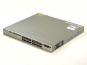 WS-C3850-24T-S Cisco Switch 3850 Catalyst 24 Port Data IP Base 10/100/1000Mbps Stackable 24 10/100/1000 Ethernet port dengan catu daya 350WAC