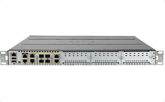 Cisco ISR4431-SEC/K9 Industrial Network Router dengan throughput 500Mbps-1Gbps, 4 port SFP, dan CPU Multi-Core