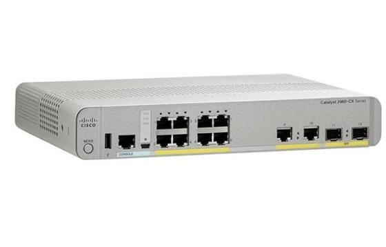 WS-C2960CX-8TC-L 8 Gigabit Ethernet Port 2 1G SFP dan 2 1G Tembaga Uplinks Enhanced Limited