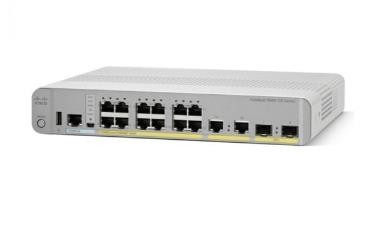 WS-C3560CX-12PC-S siap untuk pergi 12-port kompak Switch Layer 3 POE Ethernet Port 2 SFP &amp; 2GE uplinks