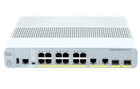 WS-C3560CX-12TC-S Catalyst 3560-CX 12-Port Compact Switch Layer 3 - 12 X 10/100/1000 Ethernet Ports 2 SFP&2GE Uplinks-