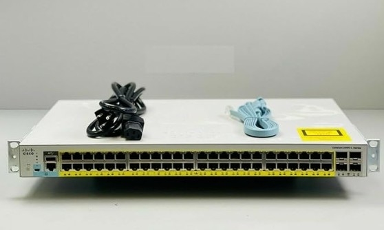 WS-C2960L-48PQ-LL Cisco Catalyst 2960L Switch 48 Port GigE PoE+ 4x10G SFP+ Lan Lite