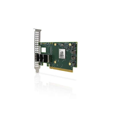 MCX456A Mellanox Connectx-4 Vpi Adaptor Jaringan PCI Express 3.0 X16 100 Gigabit Ethernet