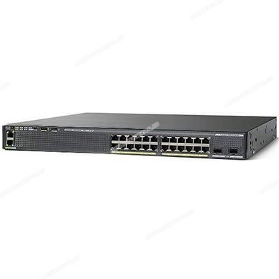 WS-C2960X-24PD-L Catalyst tertutup baru 2960-X Switch 24 GigE PoE 370W 2 X 10G SFP + LAN Base