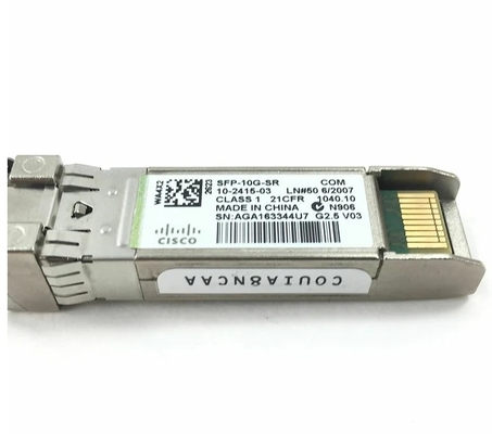 SFP-10G-ZR-S SFP-10G-ZR - Cisco 10GBASE-ZR SFP10G Modul untuk SMF Cisco 10GBASE-ZR SFP10G Modul untuk SMF