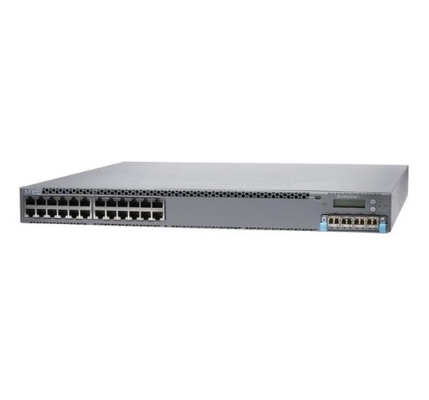 EX3400-24P EX3400 24-Port 10/100/1000BaseT PoE+ 4 X 1/10G SFP/SFP+ 2 X 40G QSFP+ Penggemar Redundan Aliran Udara Front-To-Back