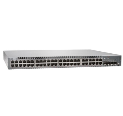 EX3400-48P EX3400 48-Port 10/100/1000BaseT PoE+ 4 X 1/10G SFP/SFP+ 2 X 40G QSFP+ Penggemar Redundan Aliran Udara Front-To-Back