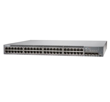 EX3400-48P EX3400 48-Port 10/100/1000BaseT PoE+ 4 X 1/10G SFP/SFP+ 2 X 40G QSFP+ Penggemar Redundan Aliran Udara Front-To-Back
