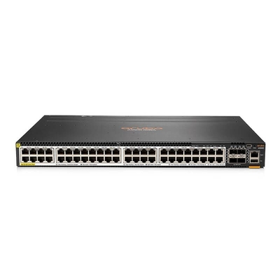 JL659A Aruba 6300M Series Switch 6300M 48-port HPE Smart Rate1/2.5/5GbE Kelas 6 PoE dan 4-port SFP56 Switch