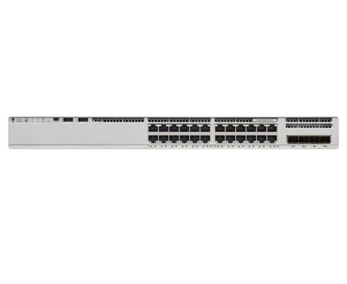 C9300L-24P-4G-E Cisco Catalyst 9300L Switch 24-Port Fixed Uplinks PoE+ 4X1G Uplinks Network Essentials